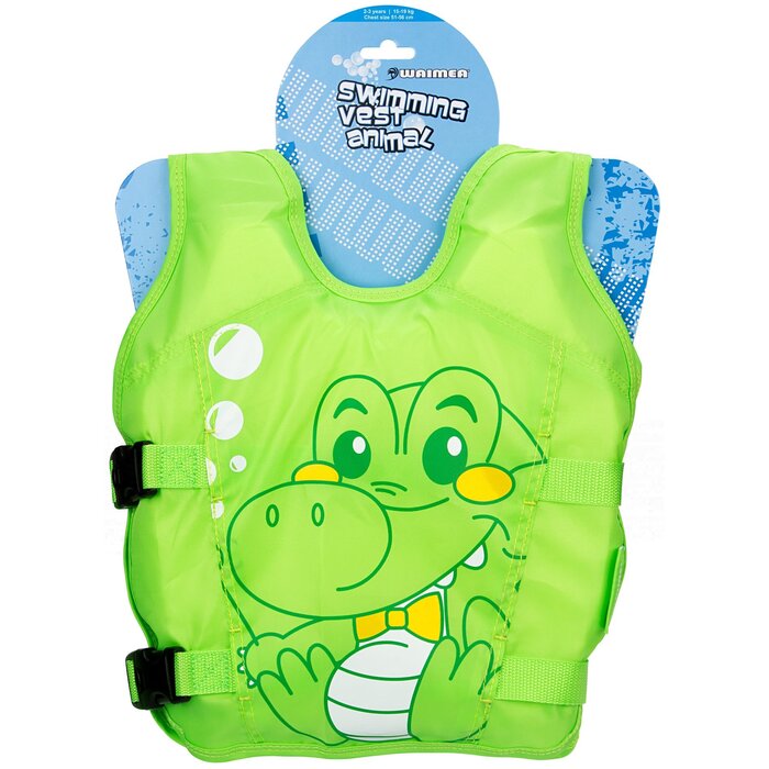 Waimea® Waimea® - Gilet de sauvetage Animal 2-3 ans • 15-19 KG • Vert/Jaune