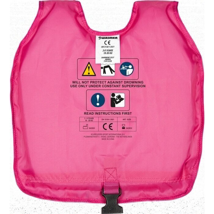 Waimea® Waimea® - Swimming vest Animal • 3-6 years • 18-30 KG • Pink/Orange