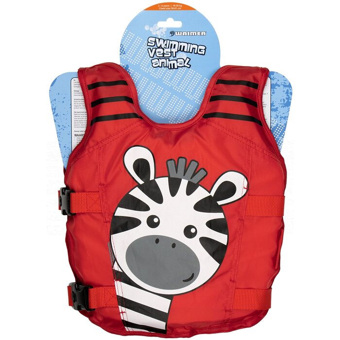 Waimea® Waimea® - Swimming vest animal • 3-6 years • 18-30 KG • Red/Black