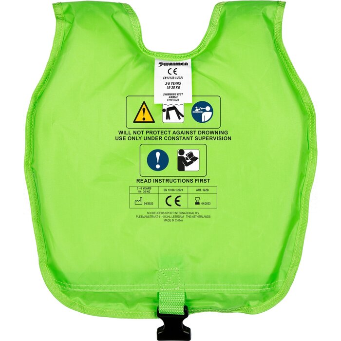Waimea® Waimea® - Swimming vest animal • 3-6 years • 18-30 KG • Green/Yellow