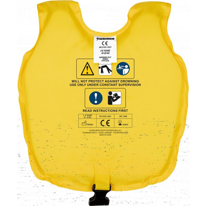 Waimea® Waimea® - Swimming vest Animal • 3-6 years • 18-30 KG • Yellow/Blue