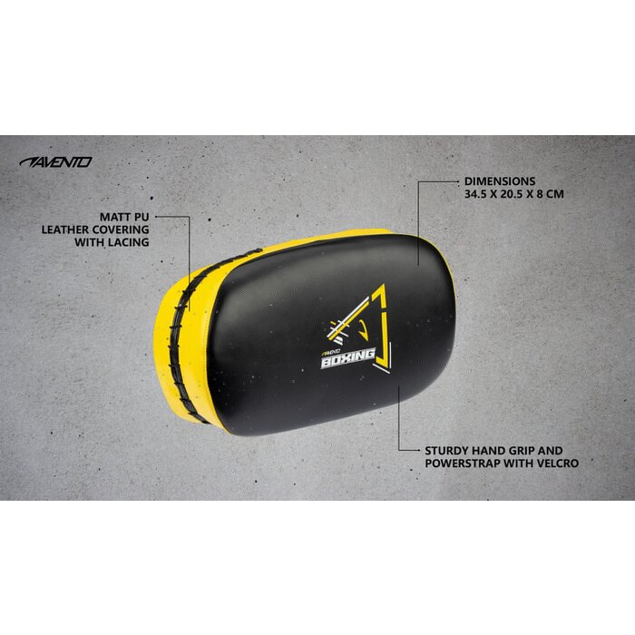 Avento® Avento - Boxing Sparring Block Pad • Black/Yellow