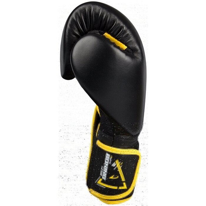 Avento® Avento - Boxing gloves PU • 14 OZ • Black/Yellow