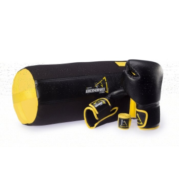 Avento® Avento - Gants de boxe PU • 14 OZ • Noir/Jaune