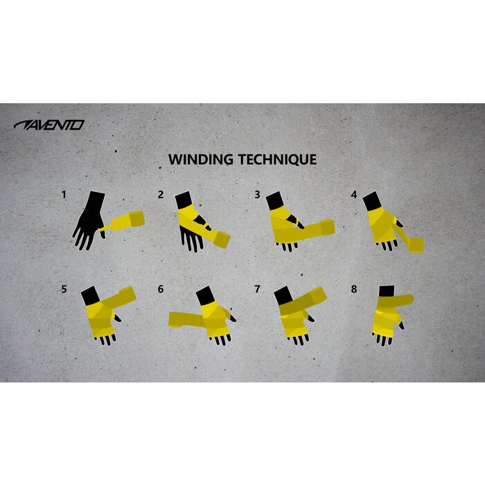 Avento® Avento - Boxing bands • Black