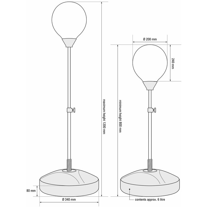 Get & Go® Get & Go® - Bokstrainer Standaard Junior • REFLEX • Zwart/Rood