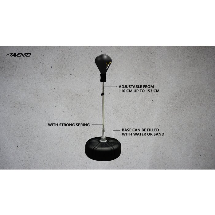 Avento® Avento® - Bokstrainer Standaard • REFLEX • Zwart