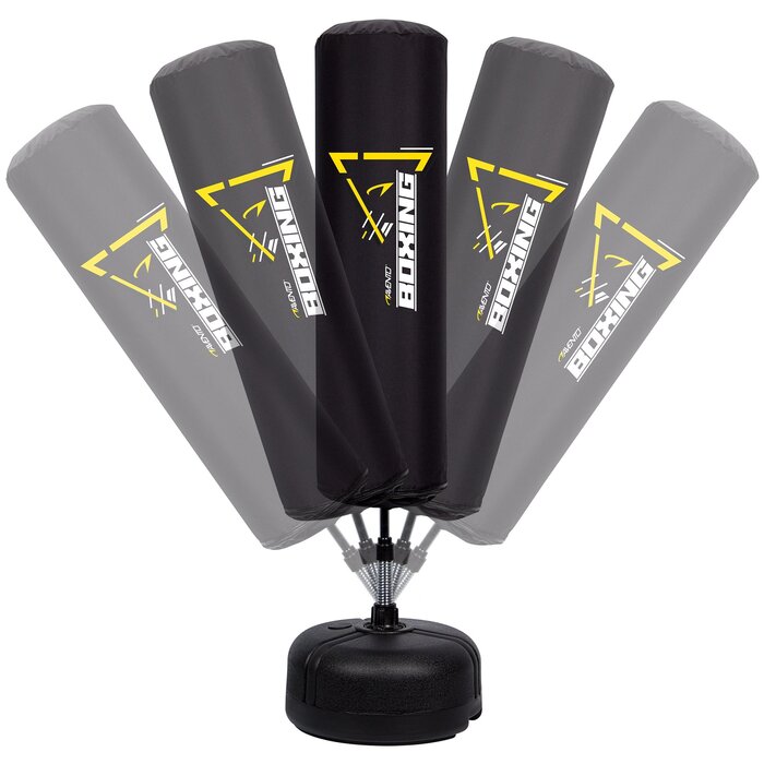 Avento® Avento - Punchbag gonflable standard  • REFLEX • Noir/Jaune