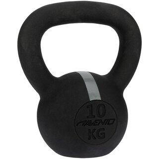 Avento® Kettlebell fonte • 10 KG • Noir/Gris