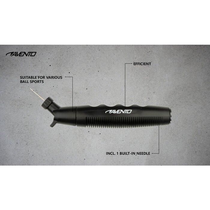 Avento® Avento - Pompe à bille • DOUBLE ACTION • Noir