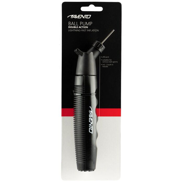 Avento® Avento - Ball pump • DOUBLE ACTION • Black