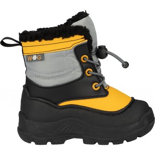 Winter-grip Winter-grip® - Snowboot Jr • SNOW FLAKE  • Zwart/Geel
