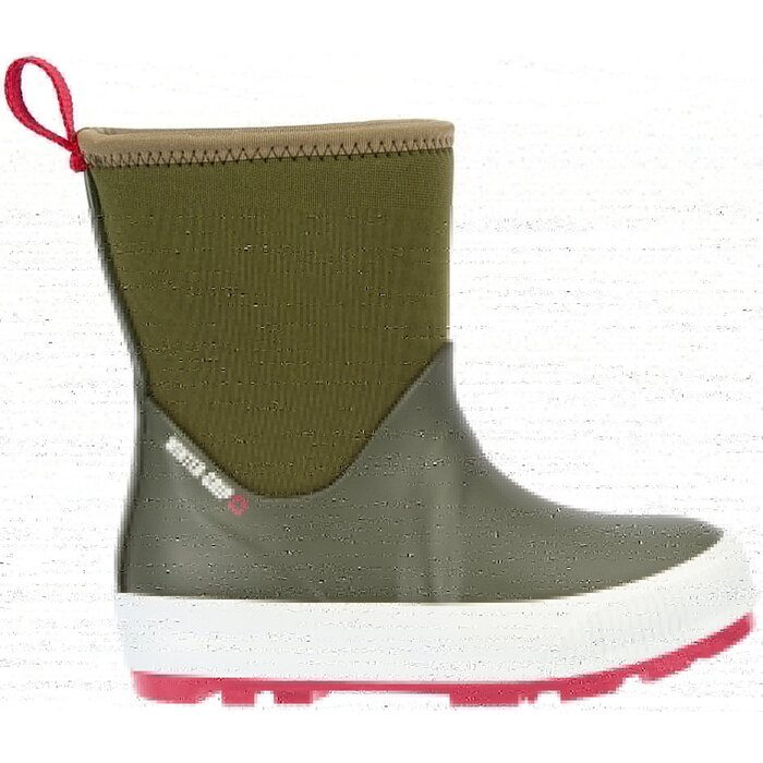 Winter-grip Winter-Grip® - Bottes de neige Jr • NEO WELLY • Armée verte/Rouge