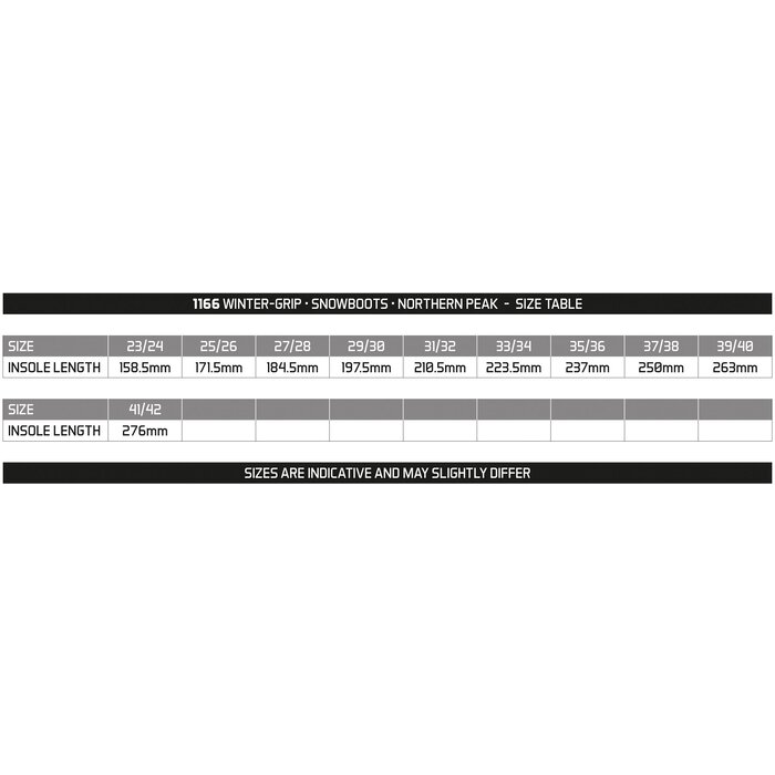 Winter-grip Winter -Grip® - Snow boots • NORTHERN PEAK • Anthracite/Gray