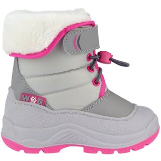 Winter-grip Winter-grip® - Snowboots Jr • HOPPIN' BIEBER • Lichtgrijs/Grijs