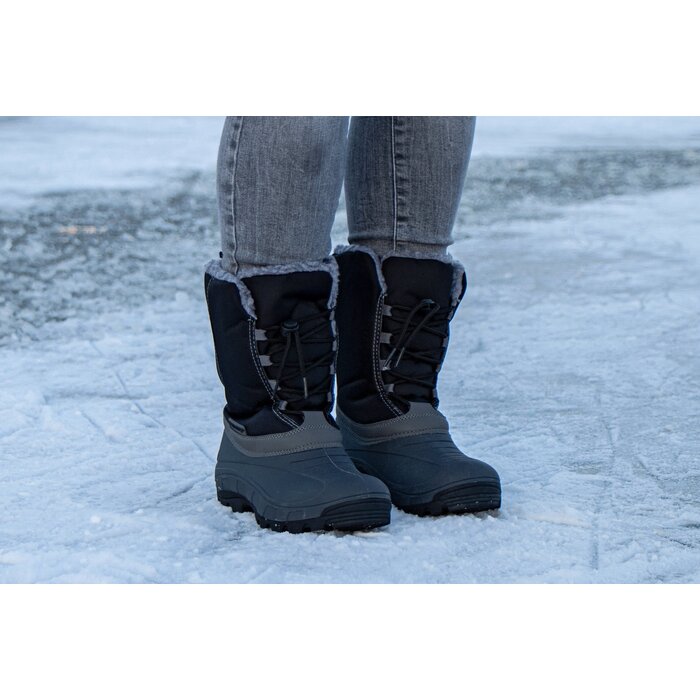 Winter-grip Winter-grip® - Snowboots • FROSTY II • Zwart/Grijs