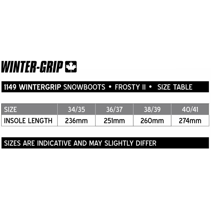 Winter-grip Winter -Grip® - Snow boots • FROSTY II • Black/Gray