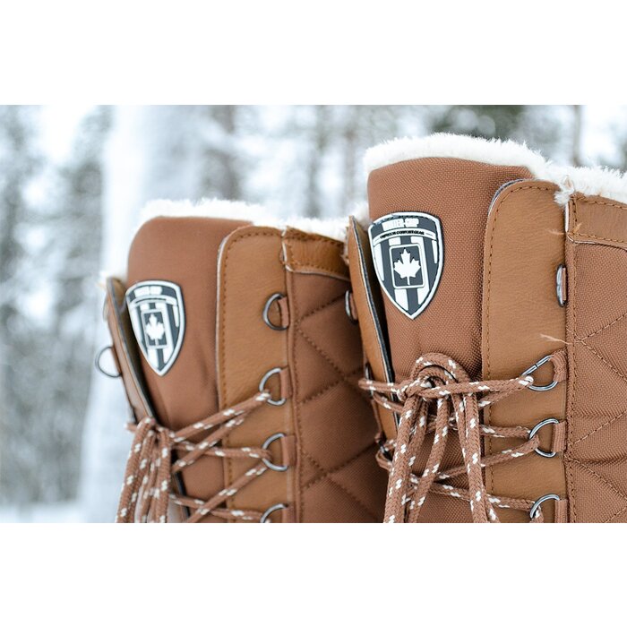 Winter-grip Winter -Grip® - Snow boots Sr • CHECKERED WALKER • Brown/Beige