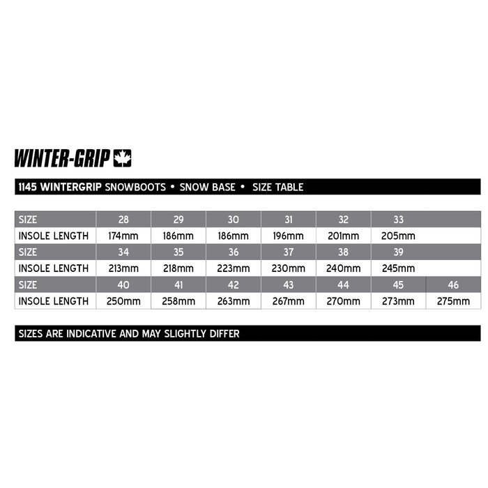 Winter-grip Winter -grip® - Schneestiefel • SNOW BASE • Schwarz/Grau