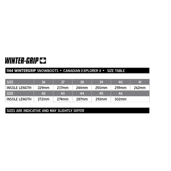 Winter-grip Winter-grip® - Snowboots Sr • CANADIAN EXPLORER II • Zwart/Grijs