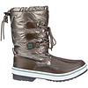 Winter-grip Winter-grip® - Snowboots Sr • GLOSSED TROTTER II • Donker taupe/Smaragd