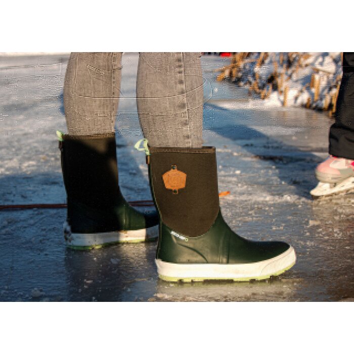 Winter-grip Winter -grip® - Schneestiefel Sr • NEO STROLLER • Dunkelgrün/Hellgrün