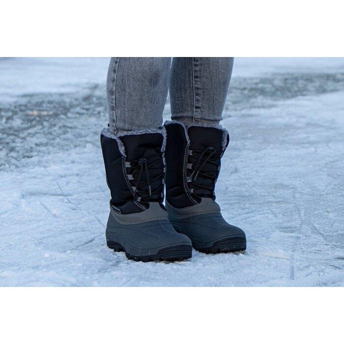 Winter-grip Winter-grip® - Snowboots • FROSTY • Zwart/Grijs