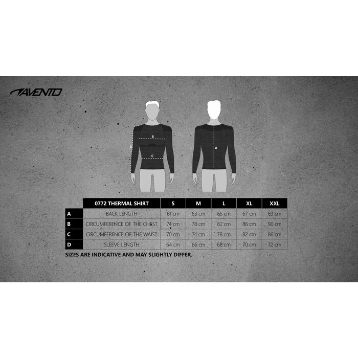 Avento® Avento® - Thermoshirt Heren • SUPERIOR • Zwart/Donkerblauw