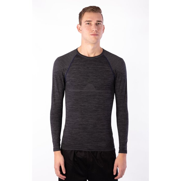 Avento® Avento - Thermoshirt Männer • SUPERIOR • Schwarz/Dunkelblau