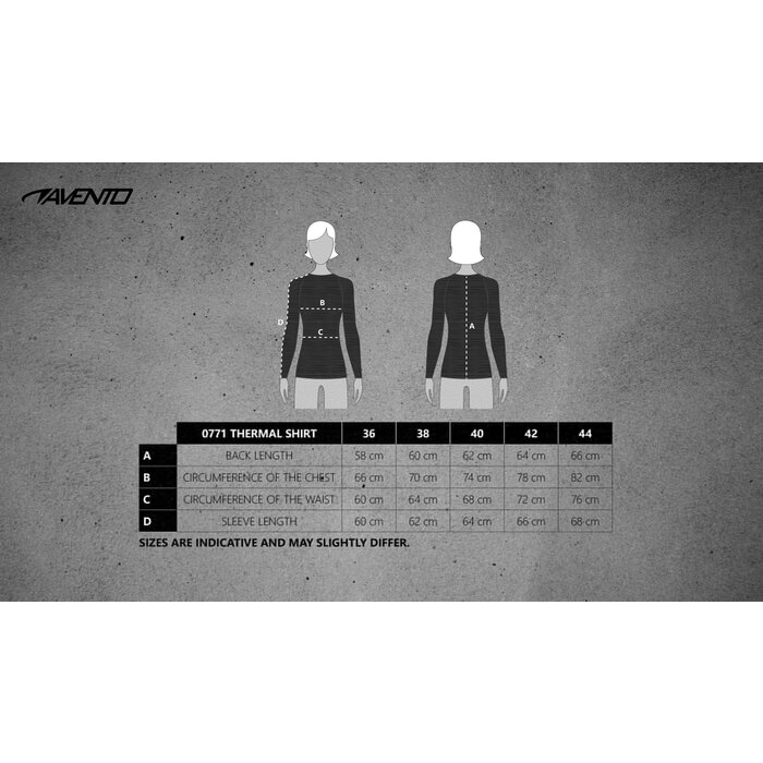 Avento® Avento® - Thermoshirt Dames • SUPERIOR • Zwart/Aqua