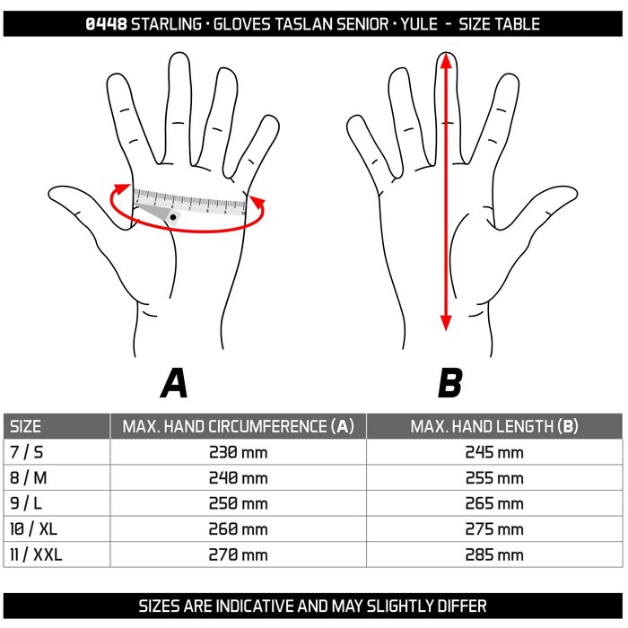 Starling® Starling® - Gloves Taslan Sr • YULE • Anthracite/Black