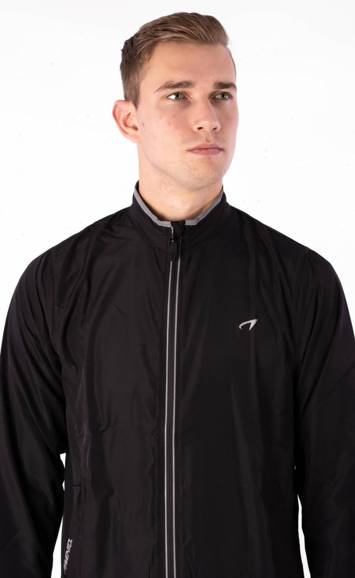 Avento® Avento - Veste de course pour homme - BASIC BLACK - Noir