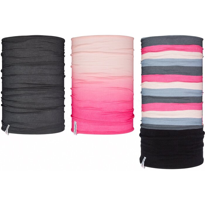 Avento® Avento® - Colsjaal Set Junior -3 St • ACTIVE • Roze/Antraciet