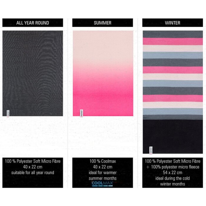 Avento® Avento - Junior Scarf Set - 3 Pieces - ACTIVE - Pink/Anthracite