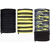 Avento® Avento - Halstuch-Set Junior - 3 Stück - ACTIVE - Fluoreszierend gelb/Schwarz