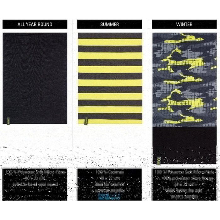 Avento® Avento - Rollkragenpulli-Set junior -3 st • ACTIVE • Fluoreszierendes Gelb/Schwarz