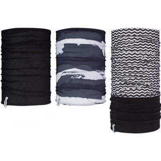 Avento® Avento® - Colsjaal Set Heren -3 St • ACTIVE •  Zwart/Antraciet