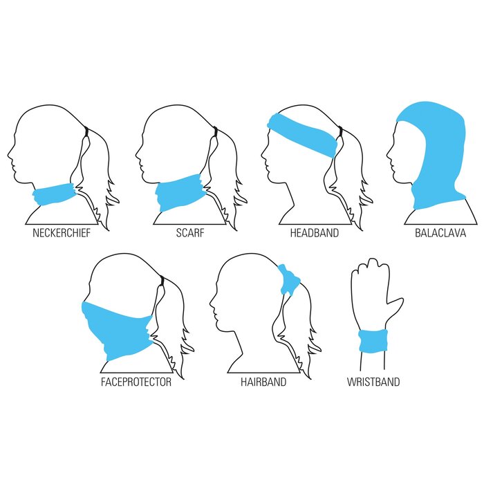 Avento® Avento® - Colsjaal Set Heren -3 St • ACTIVE •  Zwart/Antraciet