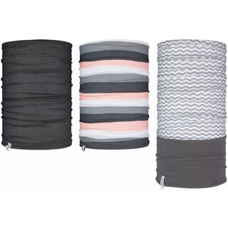 Avento® Avento® - Colsjaal Set Heren -3 St • ACTIVE • Licht roze/Antraciet