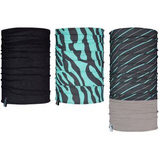 Avento® Avento - Men's Scarf Set - 3 Pieces - ACTIVE - Blue/Black