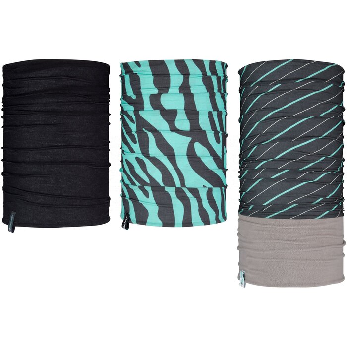 Avento® Avento - Col Scarf Set Women -3 pcs • ACTIVE • Blue/Black