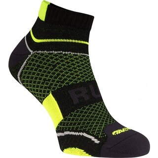 Avento® Avento - Running socks with Climayarn - Black/Fluorescent yellow