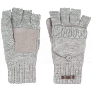 Starling® Gants sans doigts tricotés senior • NOËL • Gris