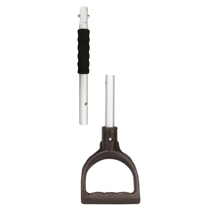 Snow scoop • Dismountable • Black/Aluminum