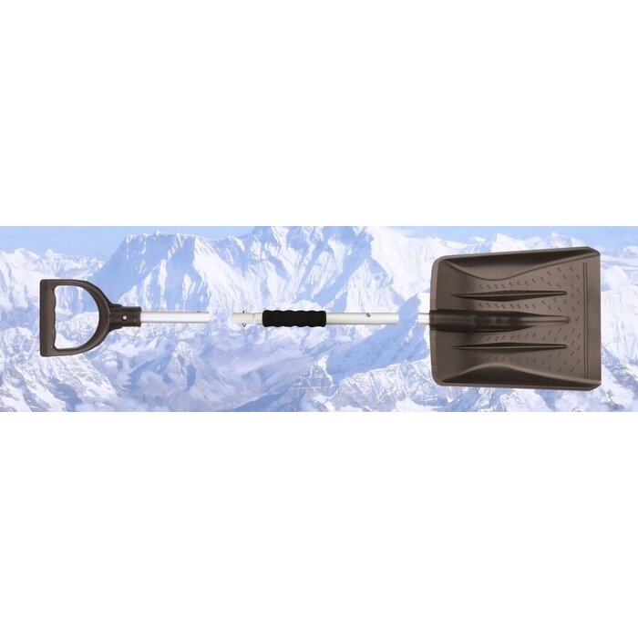 Schneeschaufel • Demontierbar • Schwarz/Aluminium