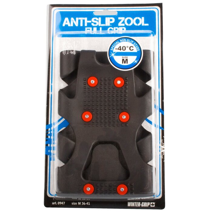 Winter-grip Winter-grip® - Antislip Zool • GRIP STUDS • Zwart/Rood