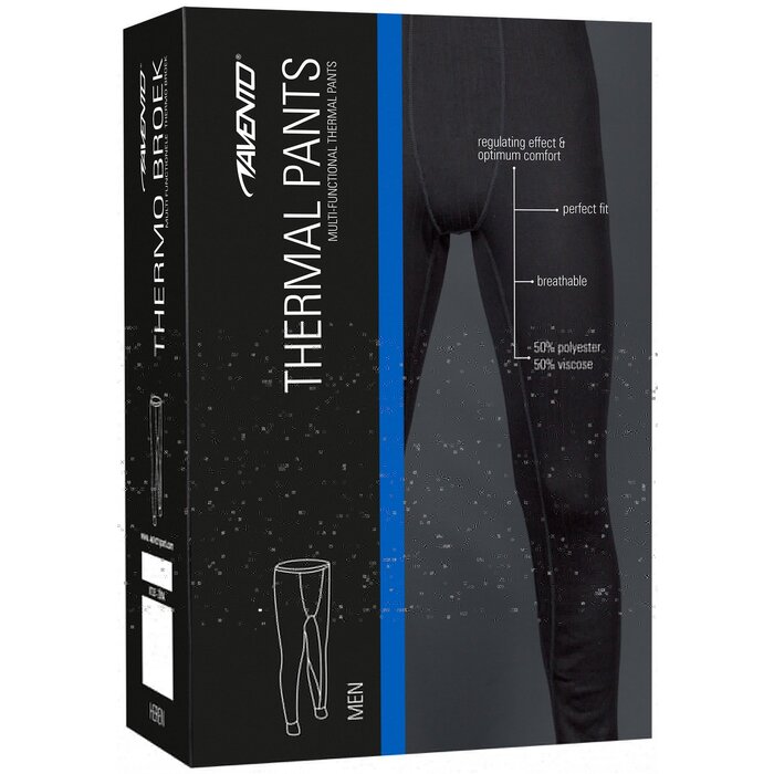 Avento® Avento - Thermo pants • Men • Black