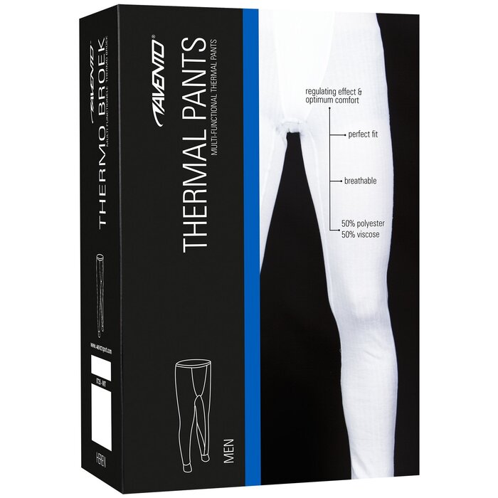 Avento® Avento - Thermo pants • Men • White