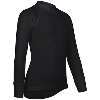 Avento® Chemise thermique à manches longues • JUNIOR • Noir