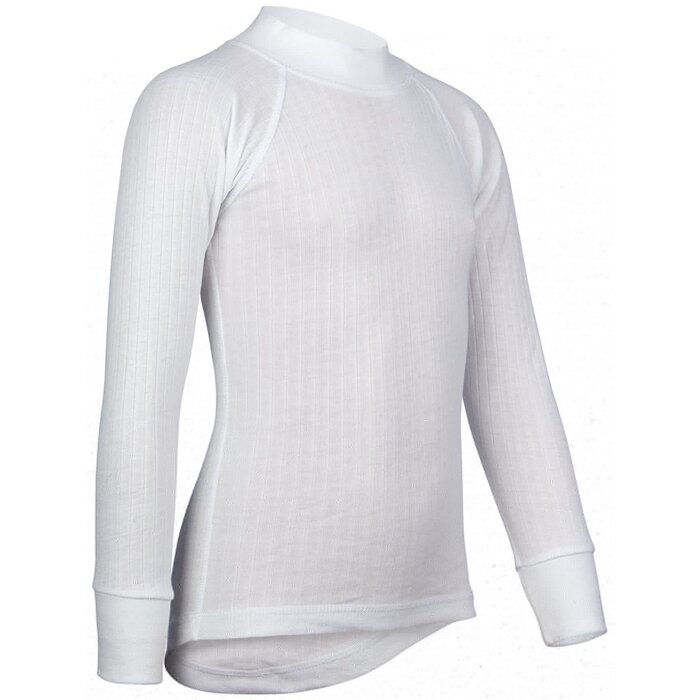 Avento® Avento - Chemise thermique à manches longues • JUNIOR • Blanc